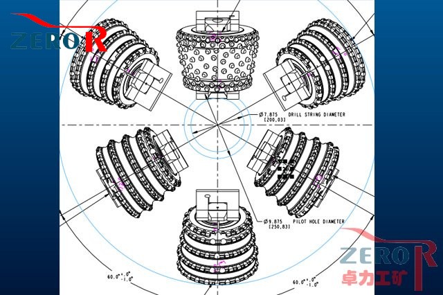 反井鉆機擴孔大鉆頭